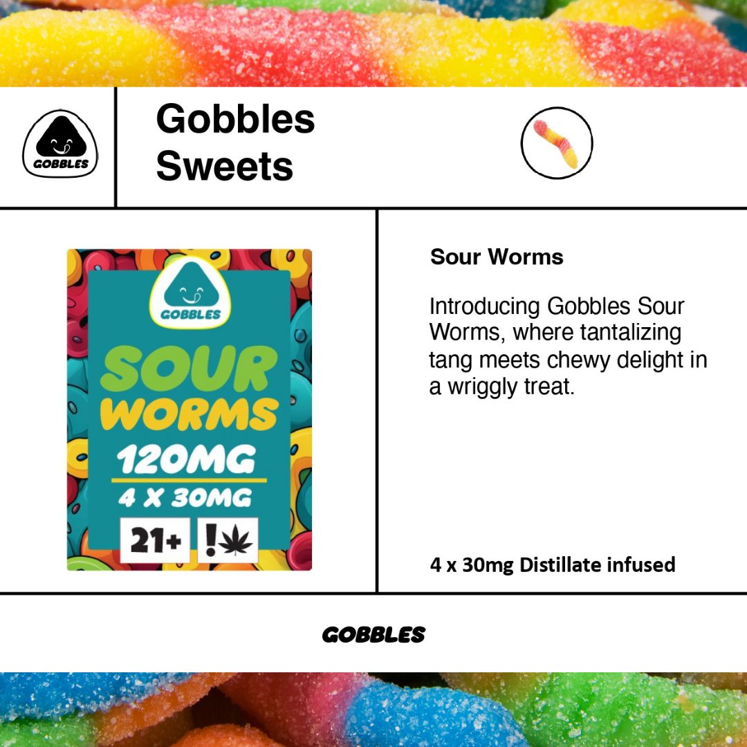 Gobbles Sweets: Sour Worms